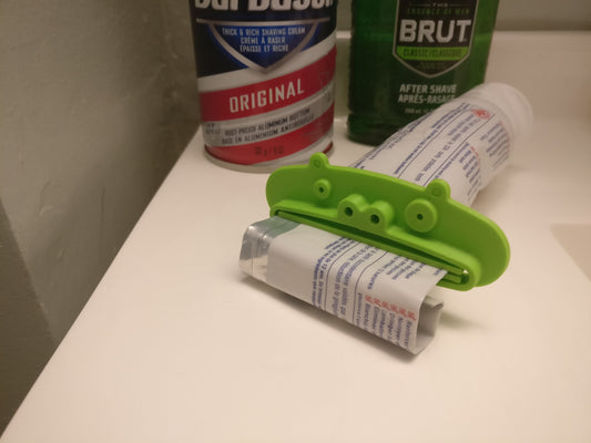 6 Toothpaste Pusher - Animal -Bear-Buffalo-Hippo