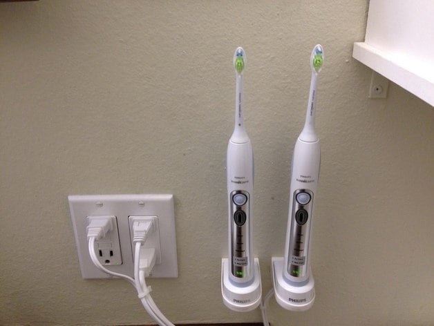 2 Pack Sonicare HX6100 charger wall mount - philips electric toothbrush Stand- FREE SHIPPING