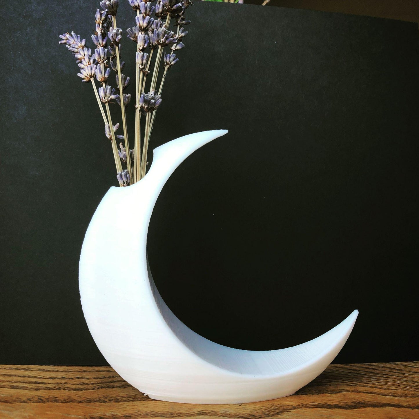 Minimalist Moon Vase / Modern Decorative Vase for Home Decor / Elegant Display Piece - Free Shipping