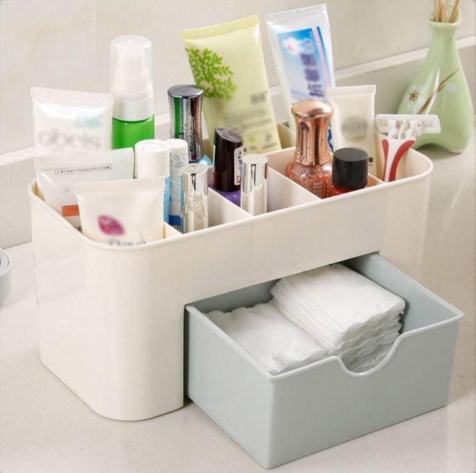 Organizer Box for Desk and Makeup / 3D Printed Vanity Storage / Clean and Organized Tool Box / Slay Station - Free Shipping