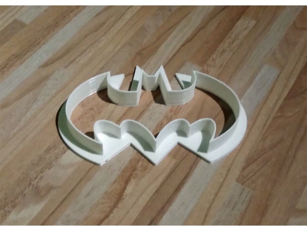 3 Cookie Cutters -Batman Cookie Cutter - Teddy Bear Cookie Cutter - Eat Me Cookie Cutter - Free Shipping