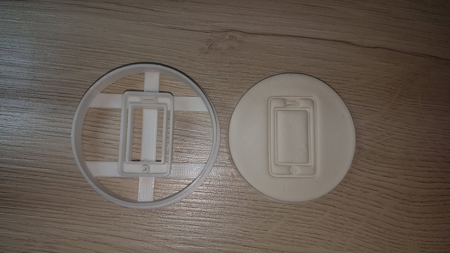 Cellphone Cookie Cutter / Phone Cookie Cutter / Multi-Size