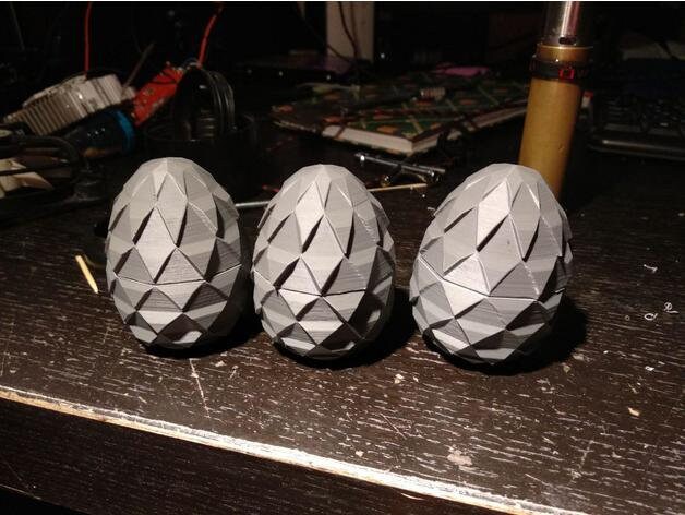 2 Pack Game Of Thrones Dragon Egg - case - stash - FREE SHIPPING!