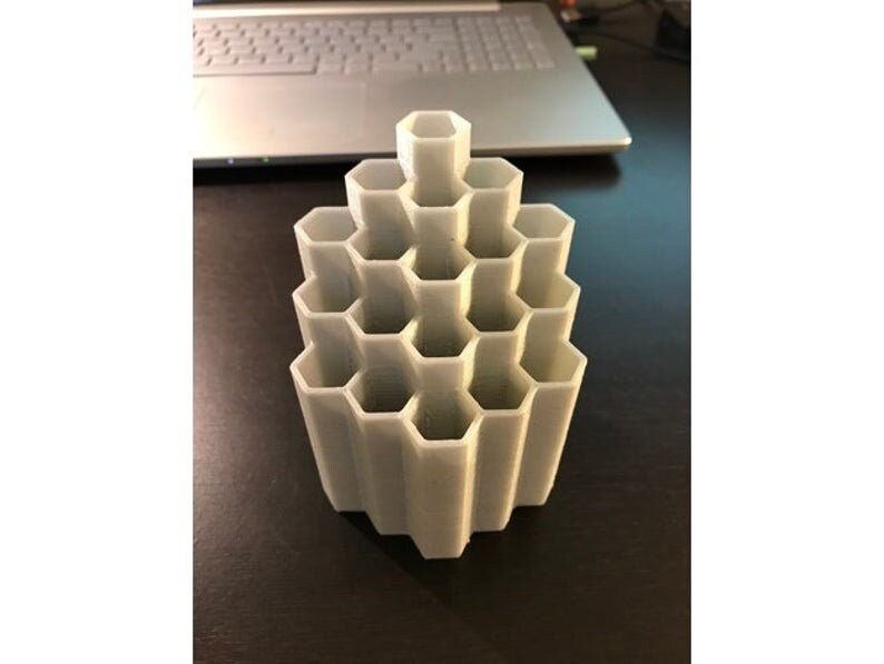 Hexagon pencil holder / pen organizar / pencil holder