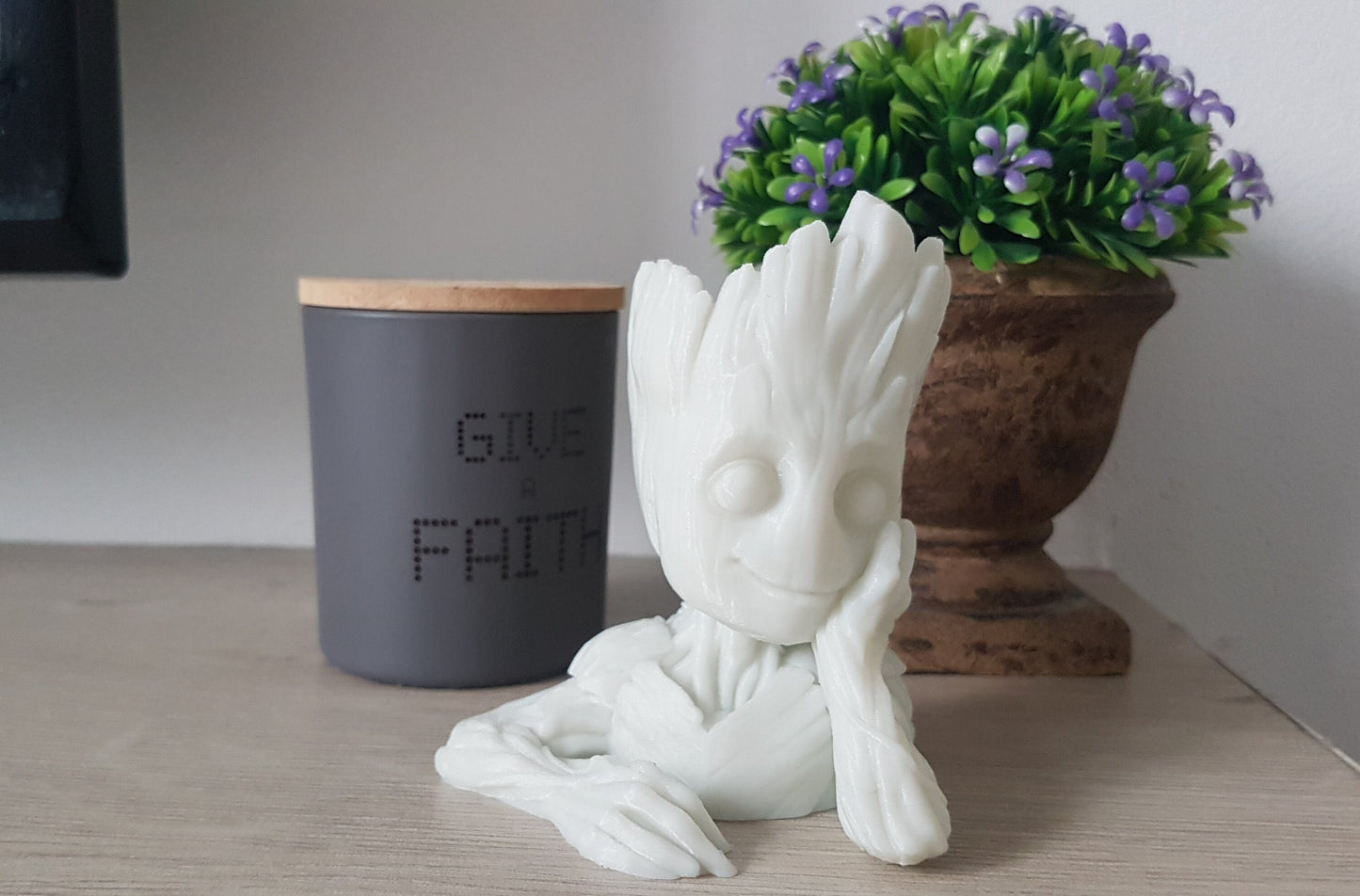 Groot Planter - paint or choose color! -Free Shipping