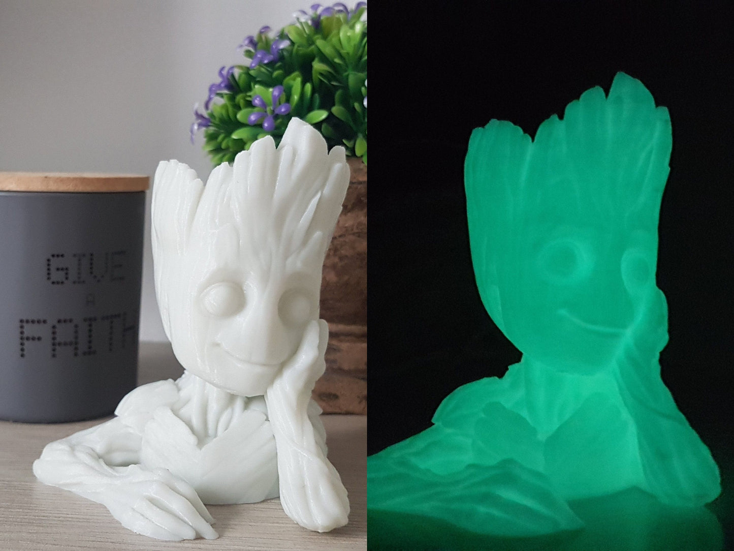 Groot Planter - paint or choose color! -Free Shipping