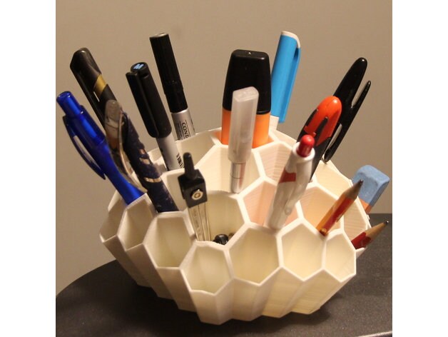 honeycomb  office desk organizer / pencil holder / tool holder