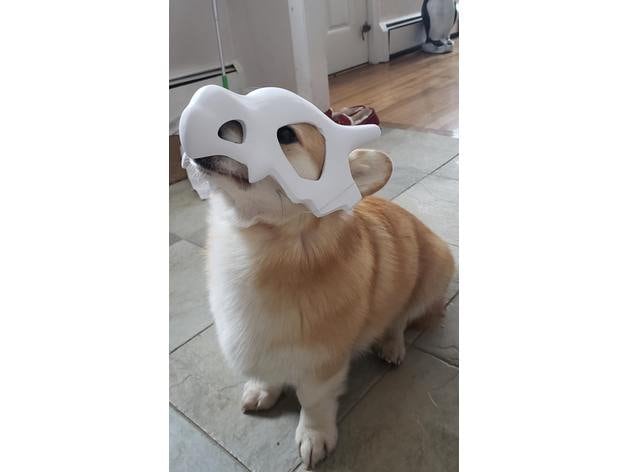 Cubone Dog Mask - Dog Costume - Pokemon Dog Mask - FREE SHIPPING