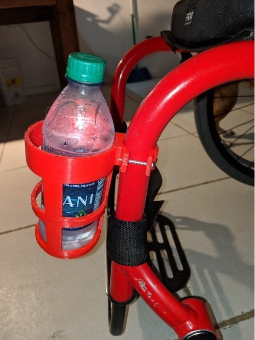 Wheelchair Bottle holder / Cup / Container  - Free Shipping!